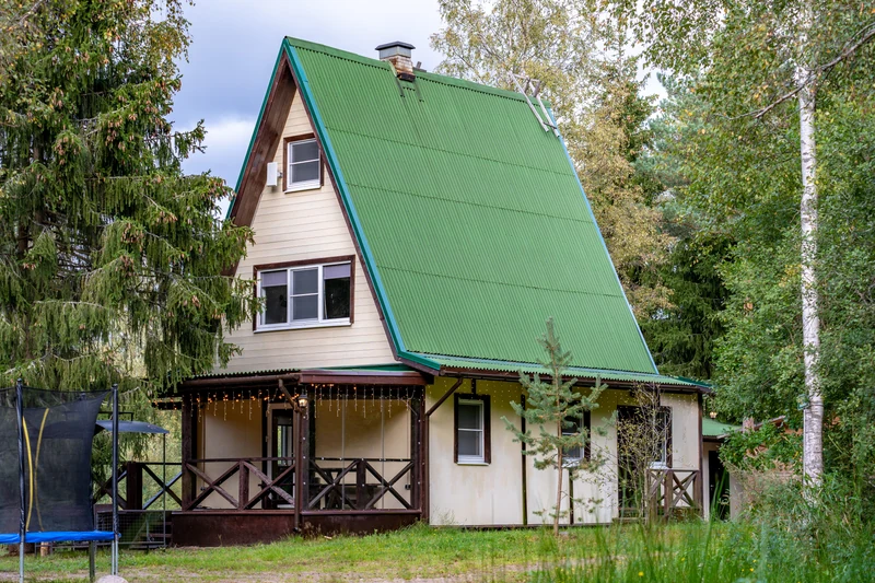 Дом Кантри летом