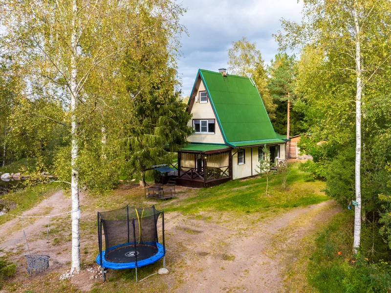 Настоящий дом Кантри летом